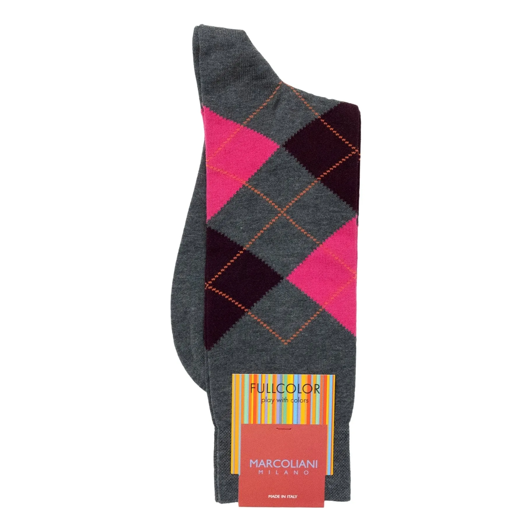 Cotton Argyle Mid-Calf Dress Sock sold by The Andover Shop product image thumbnail 4