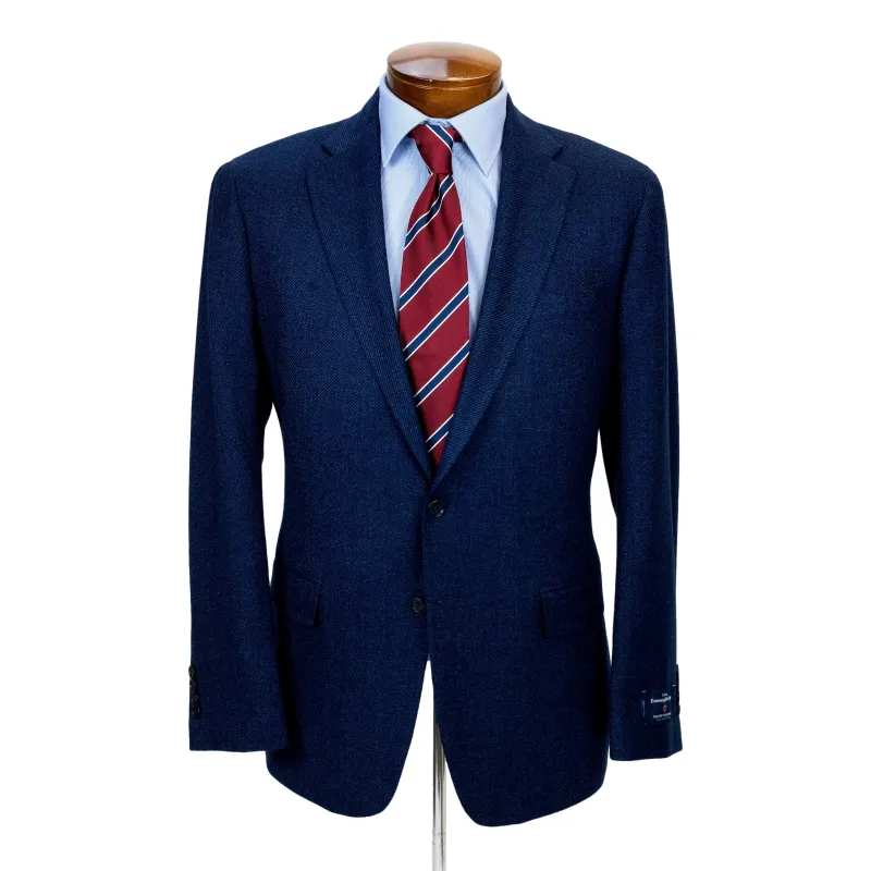 Midnight Blue Wool and Cashmere Sport Coat sold by The Andover Shop