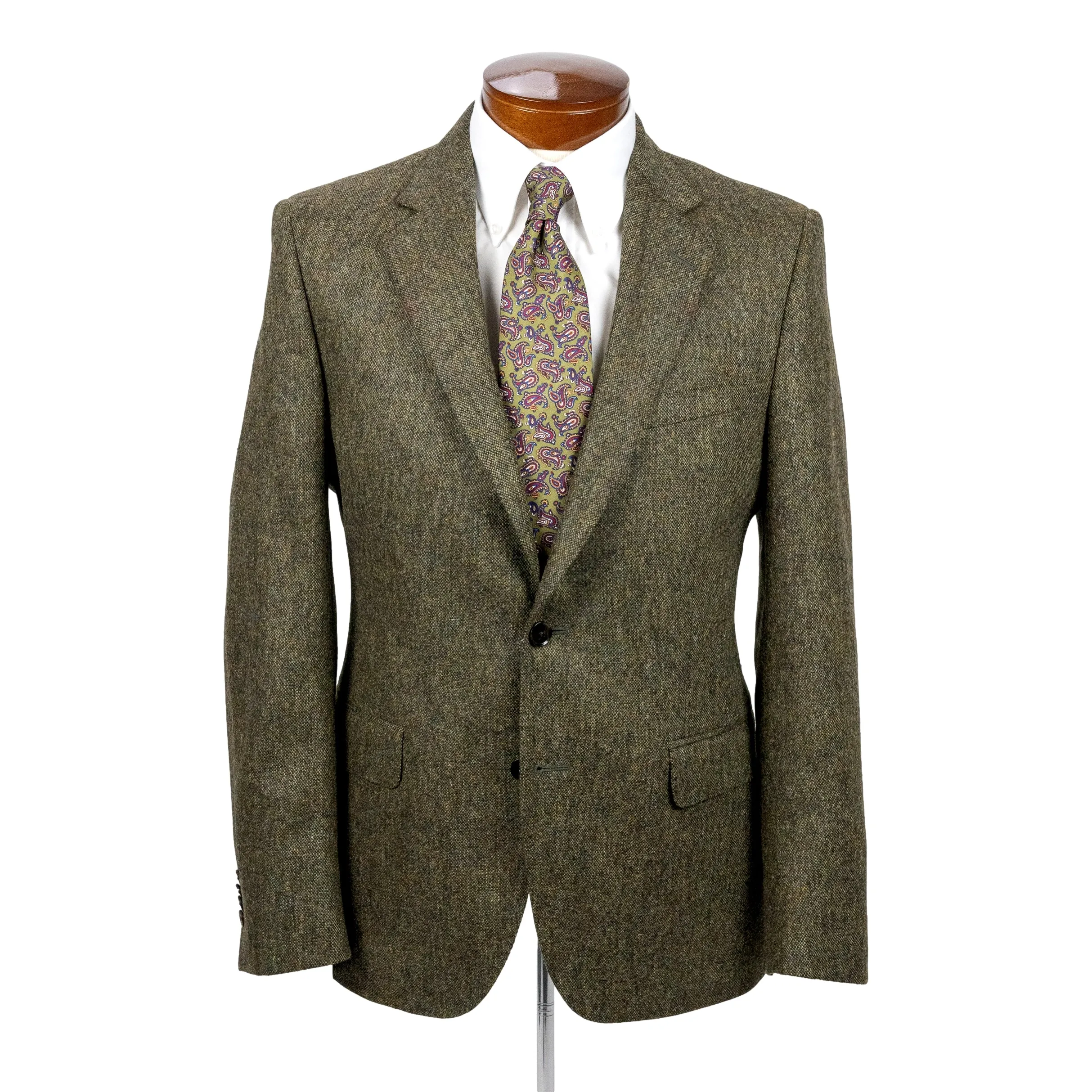 Moss Green Donegal Tweed Sport Coat sold by The Andover Shop