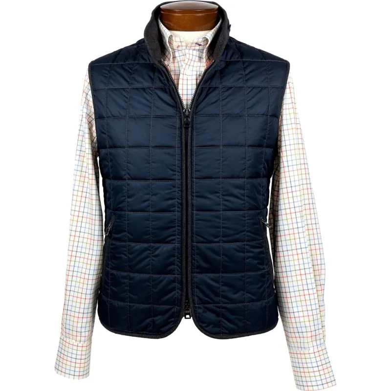 Dark Navy Theo Waterville Quilted Vest sold by The Andover Shop