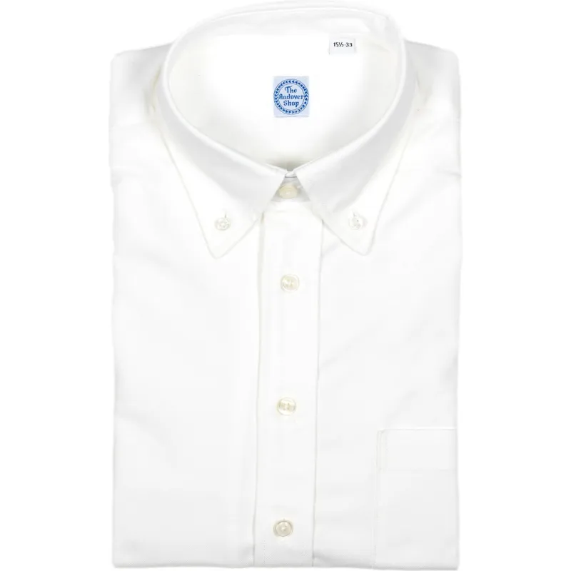 White Oxford Button Down Dress Shirt sold by The Andover Shop