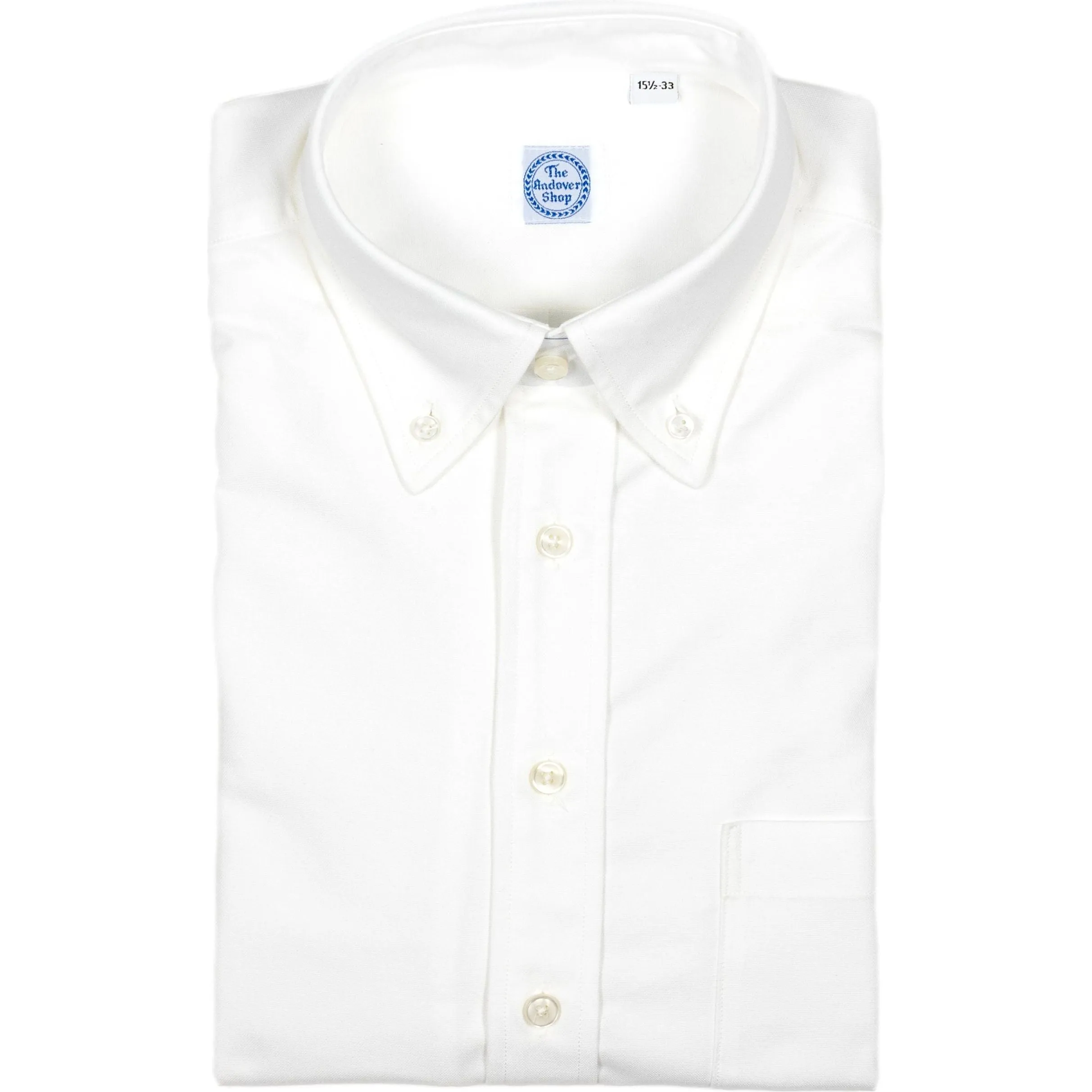 White Oxford Button Down Dress Shirt sold by The Andover Shop