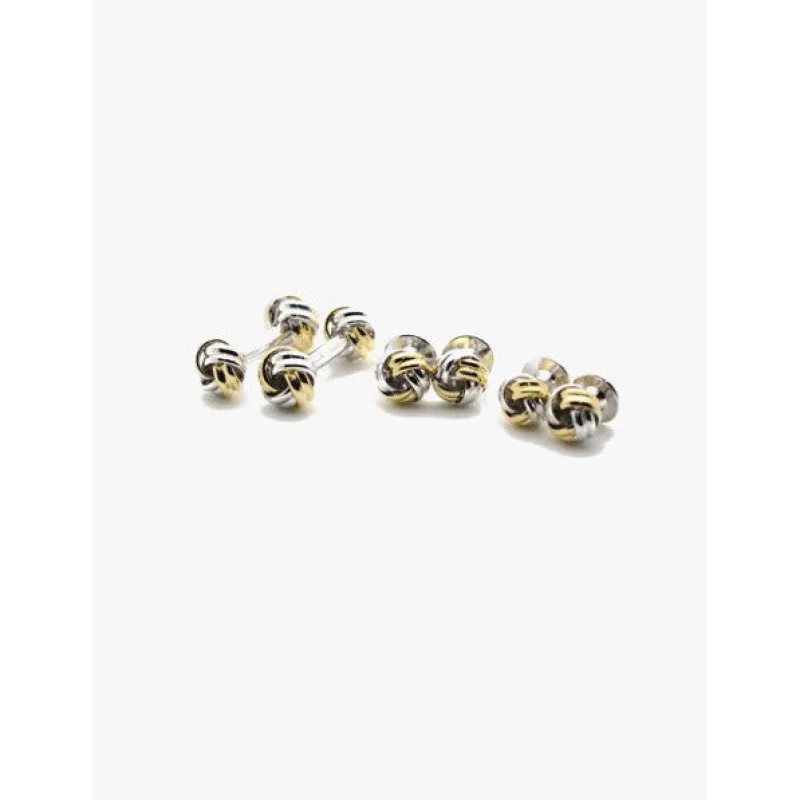 Gold and Silver Double Knot Formal Set sold by The Andover Shop
