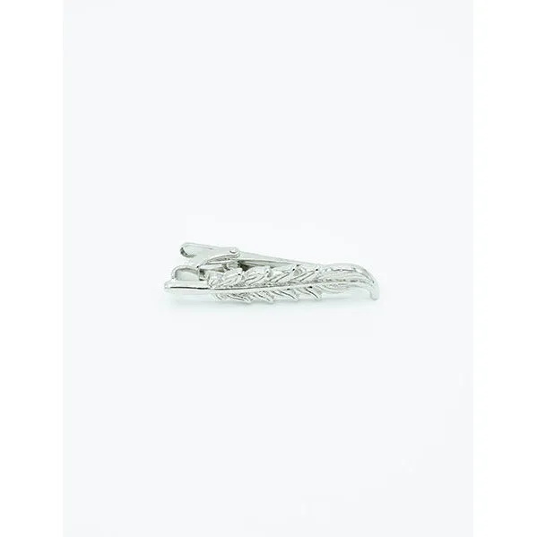 Silver Feather Tie Bar sold by The Andover Shop