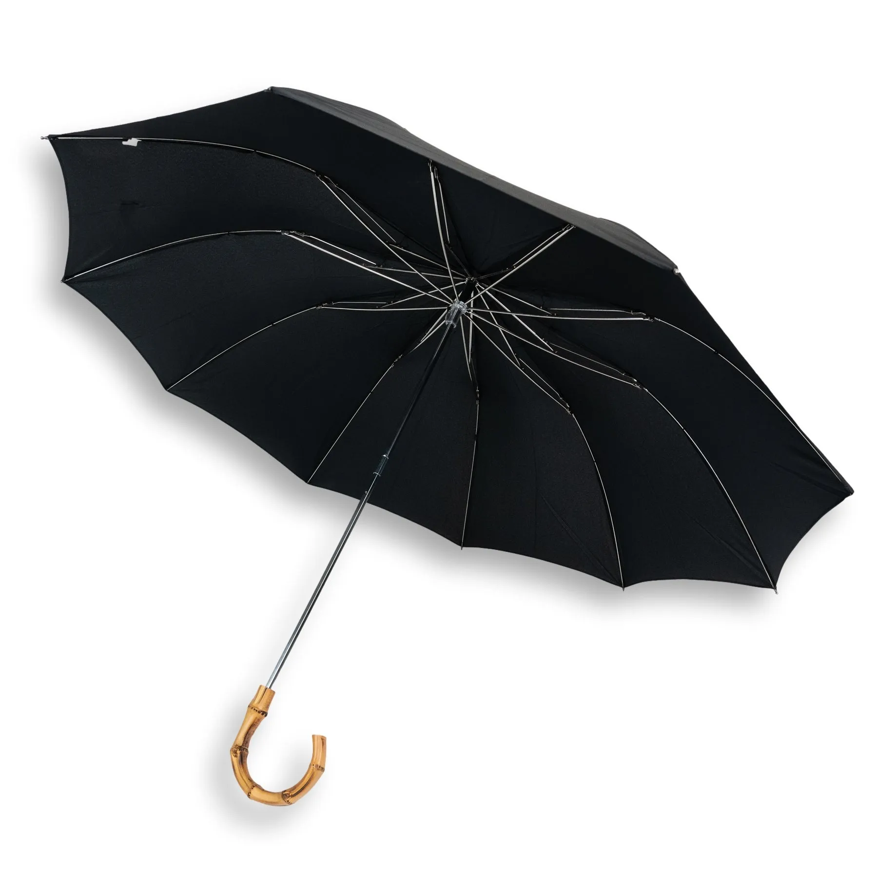 Tel4 Whangee Crook Handle Telescopic Fox Umbrella sold by The Andover Shop product image thumbnail 2