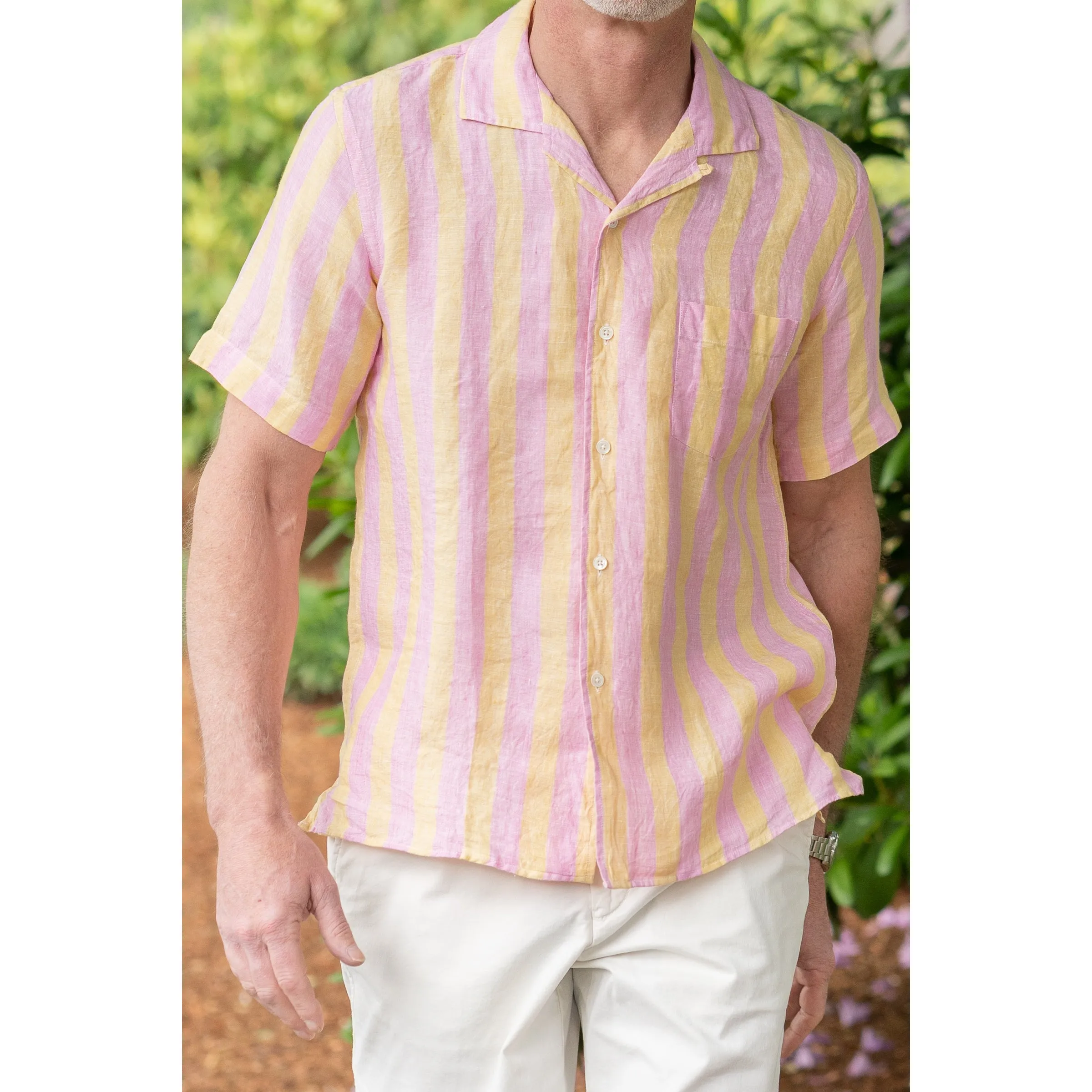 Linen Palm Shirt sold by The Andover Shop product image thumbnail 2