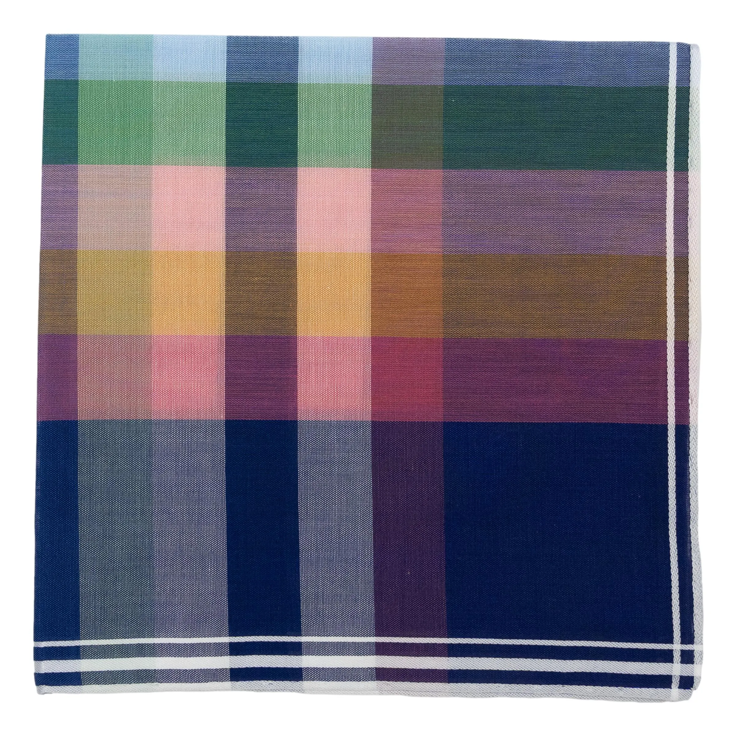 Giverny Cotton Pocket Square sold by The Andover Shop