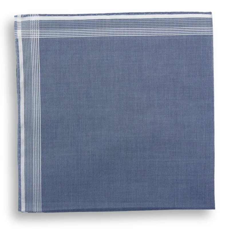 Philharmonie Cotton Pocket Square sold by The Andover Shop