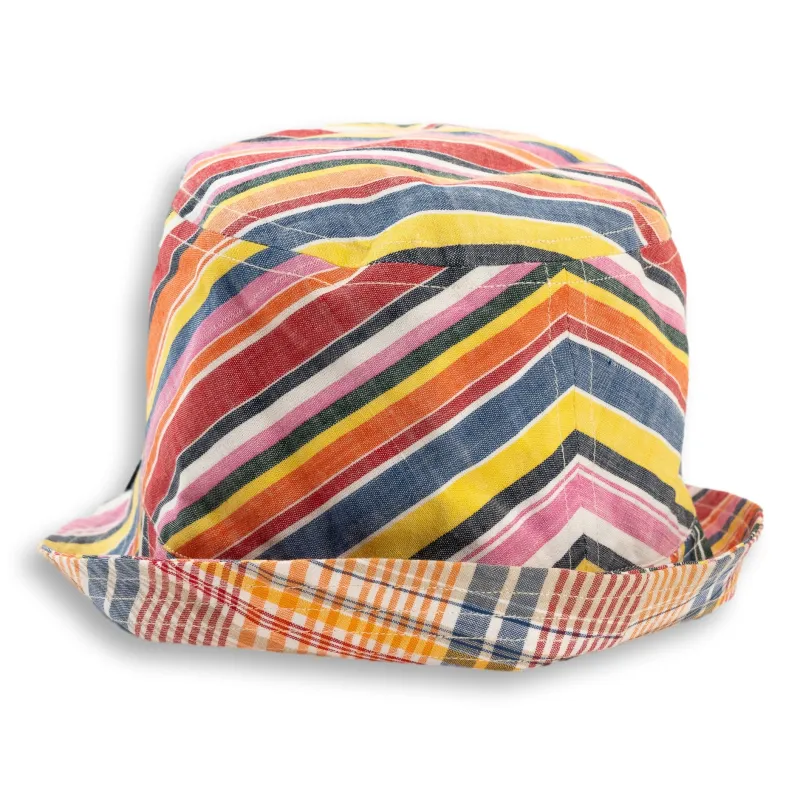Multi Fun Stripe Reversible Bucket Hat sold by The Andover Shop