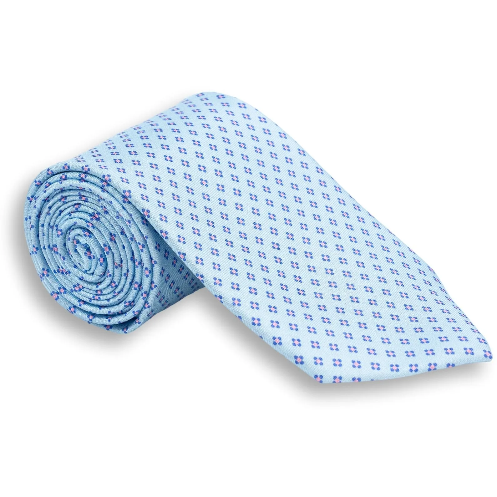 Abstract Flower Motif Silk Print Tie sold by The Andover Shop product image thumbnail 5