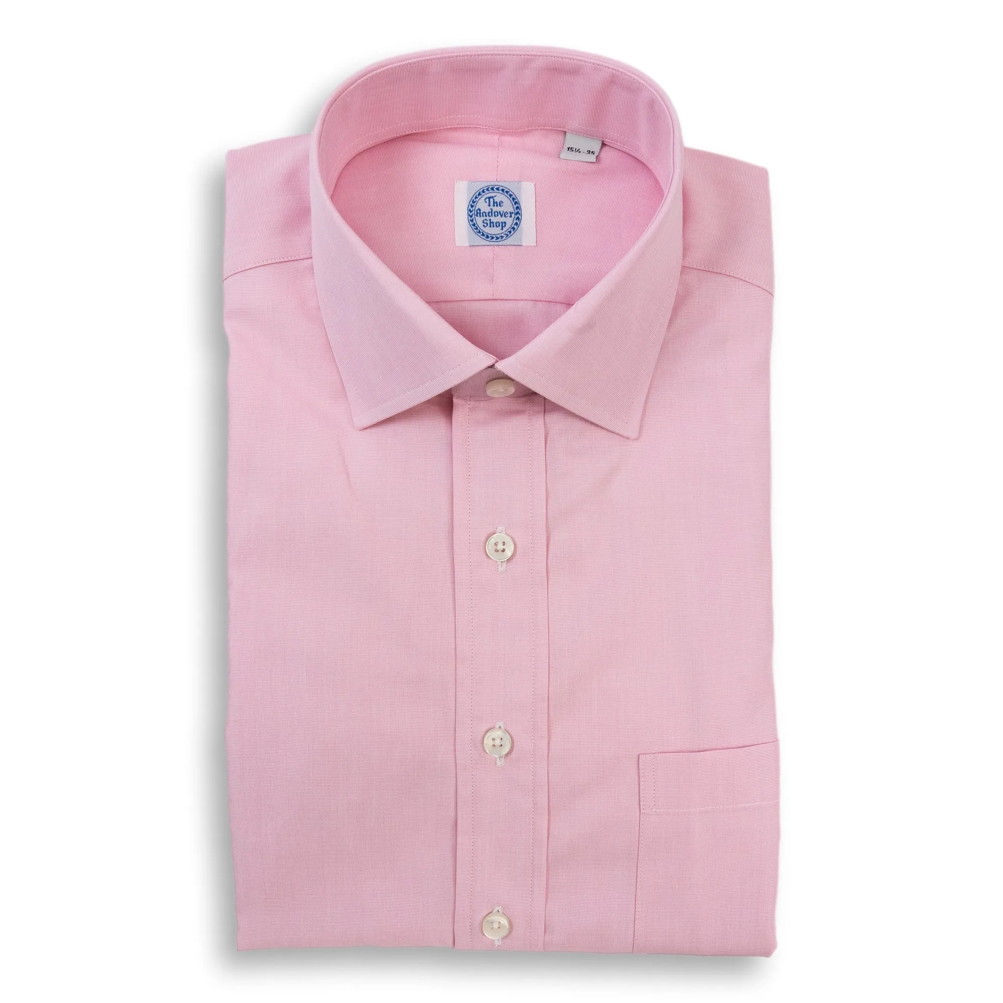 Pink End-on-End Spread Collar Dress Shirt sold by The Andover Shop