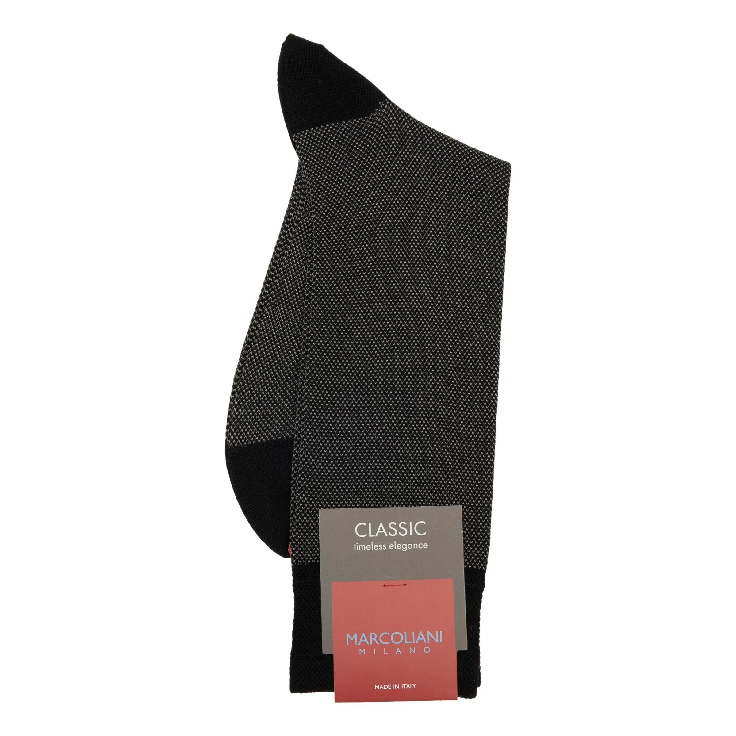 Pima Cotton Birdseye Mid-calf Dress Socks sold by The Andover Shop product image thumbnail 4