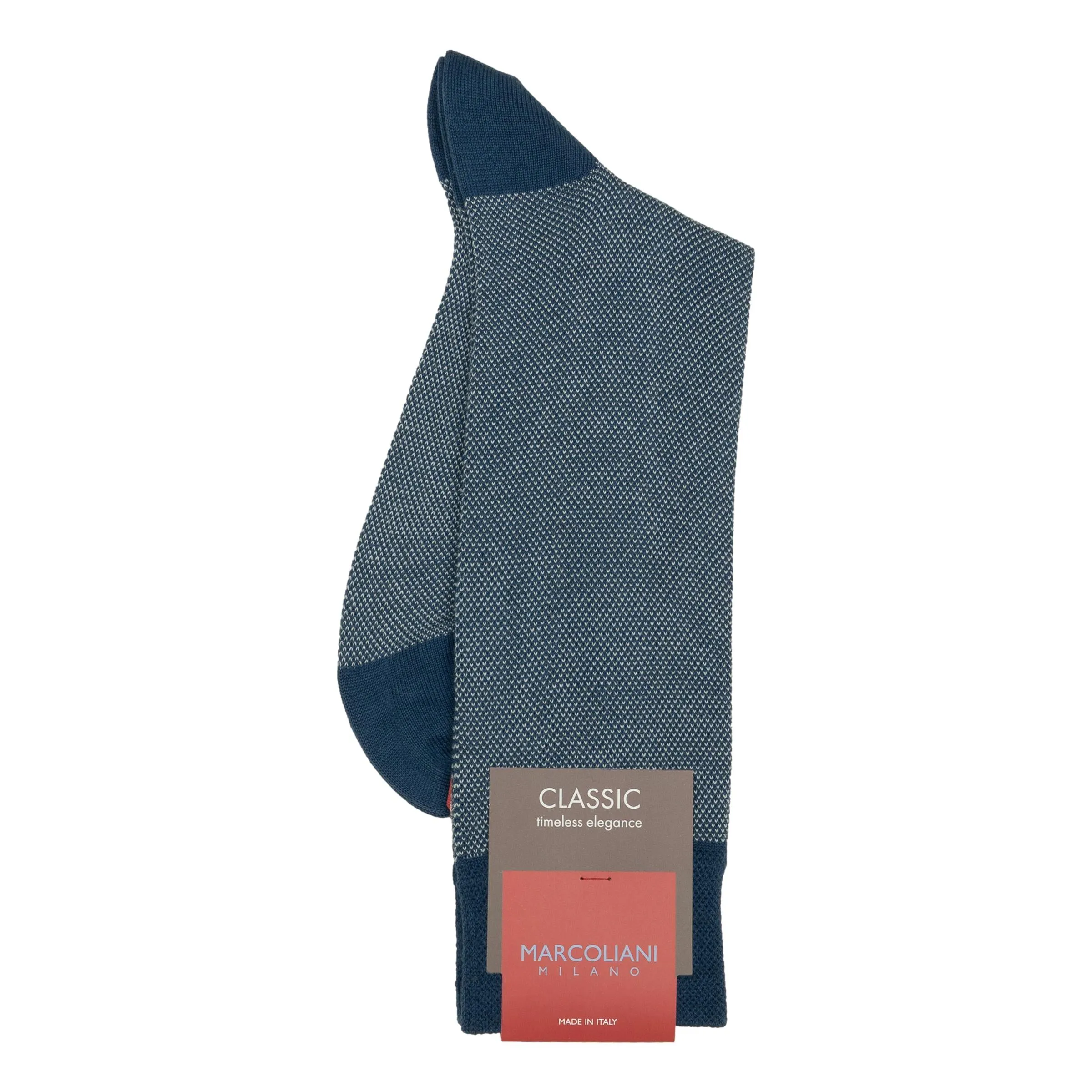 Pima Cotton Birdseye Mid-calf Dress Socks sold by The Andover Shop product image thumbnail 3