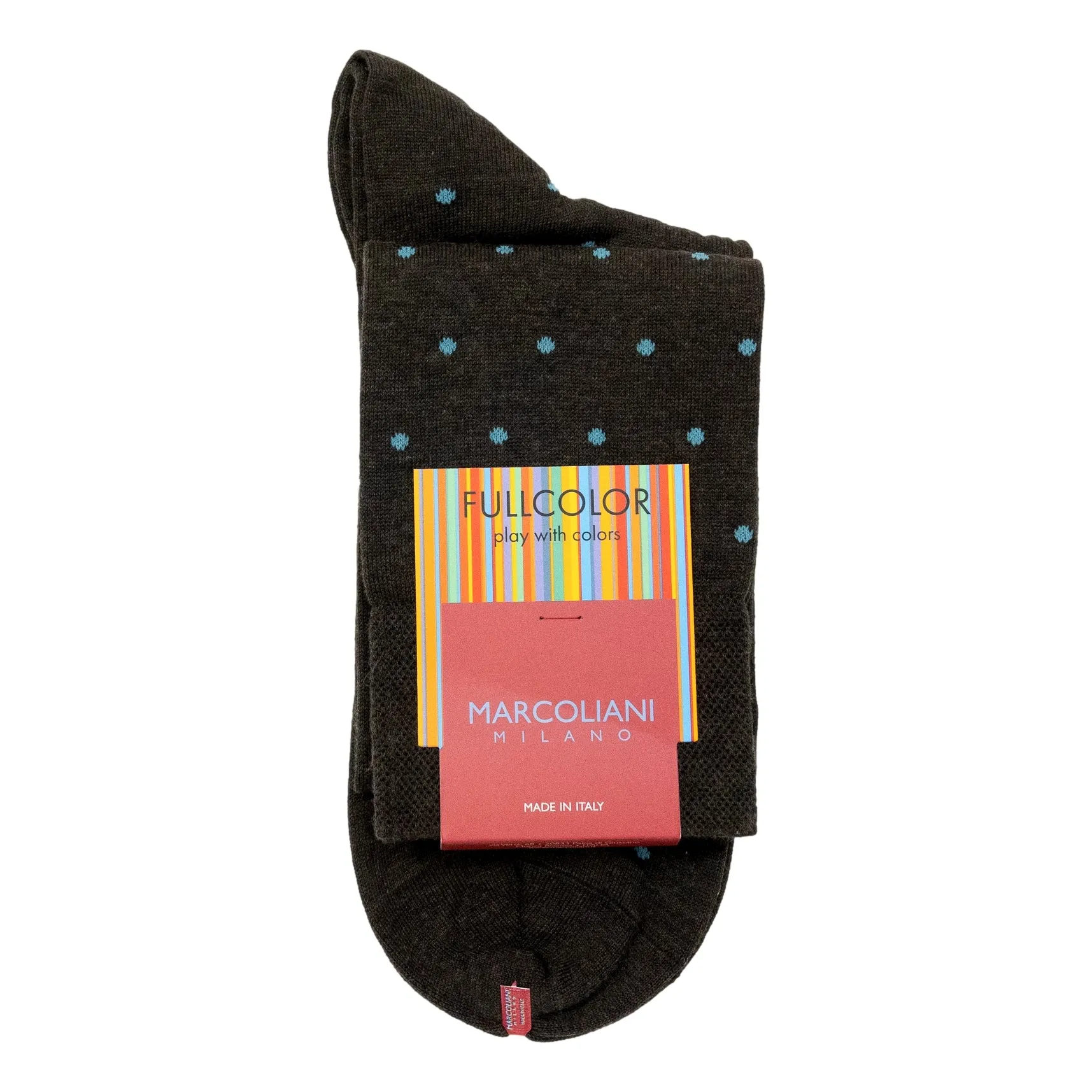 Pima Cotton Polka Dot Over the Calf Dress Socks sold by The Andover Shop product image thumbnail 5