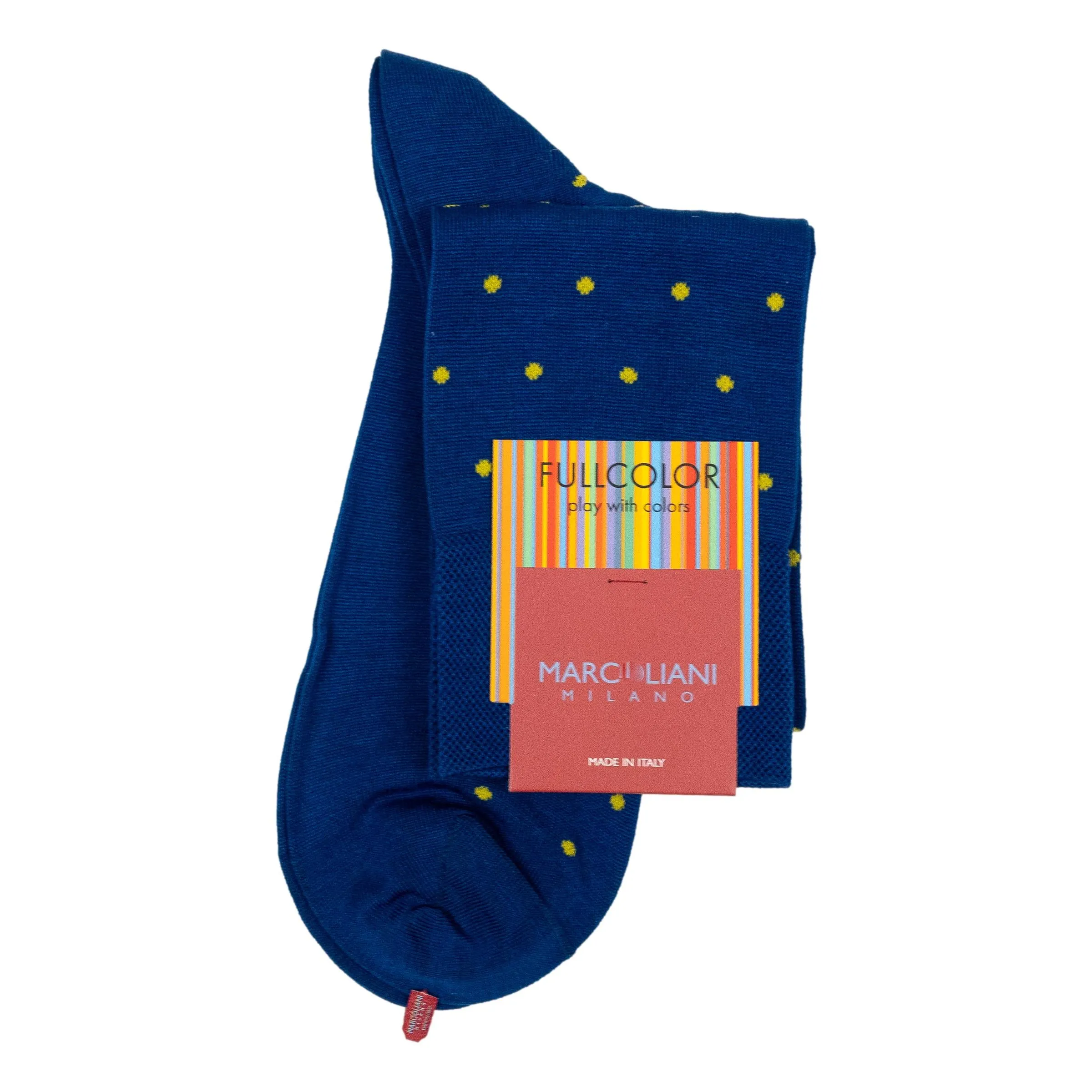 Pima Cotton Polka Dot Over the Calf Dress Socks sold by The Andover Shop product image thumbnail 4