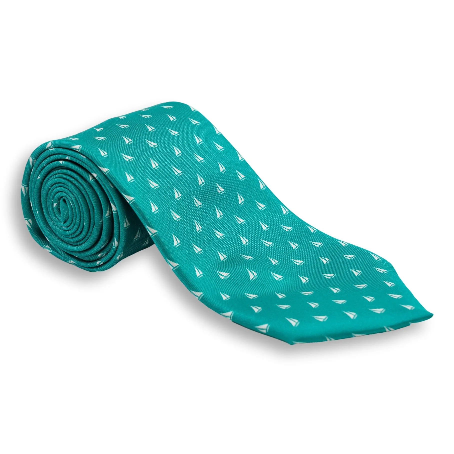 Sailboat Silk Tie sold by The Andover Shop product image thumbnail 4