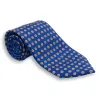 White Bordered Dot Silk Tie sold by The Andover Shop