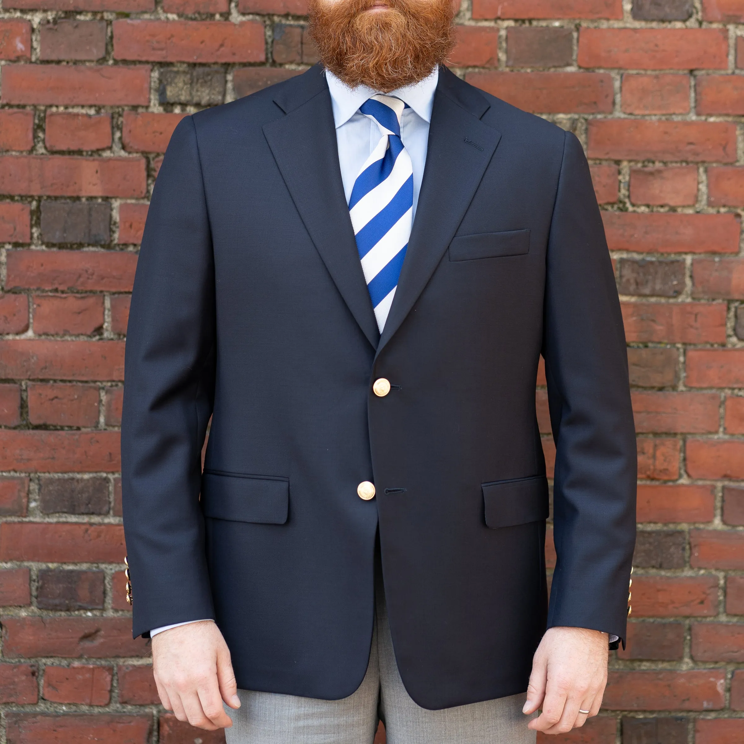 Navy Blue Andover Blazer sold by The Andover Shop product image thumbnail 2