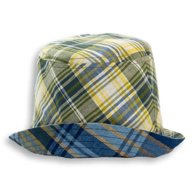 Prairie Plaid Reversible Bucket Hat sold by The Andover Shop