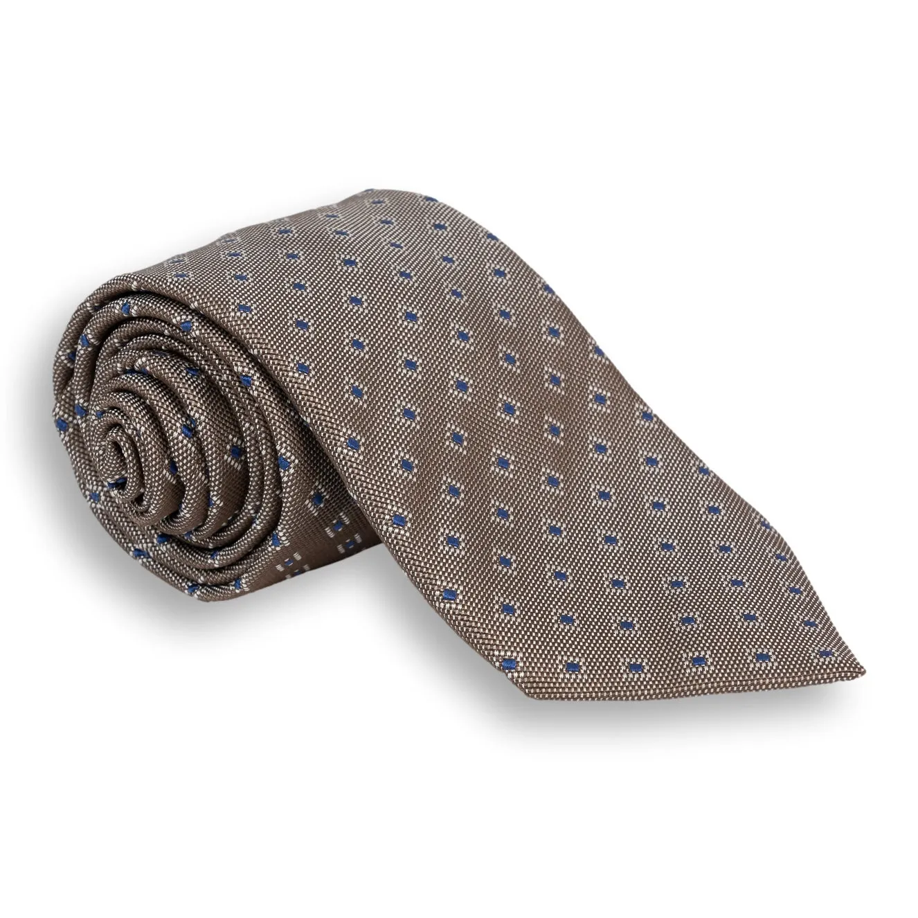 Basket Weave Abstract Diamond Silk Woven Tie sold by The Andover Shop product image thumbnail 2