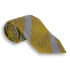 Basket Weave Stripe Silk Woven Tie sold by The Andover Shop