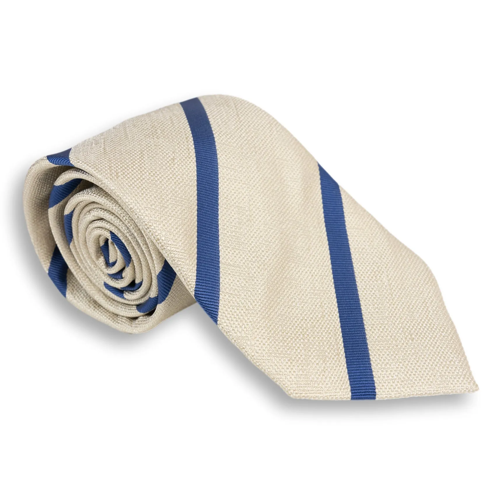 Basket Weave Repp Stripe Silk Woven Tie sold by The Andover Shop product image thumbnail 5