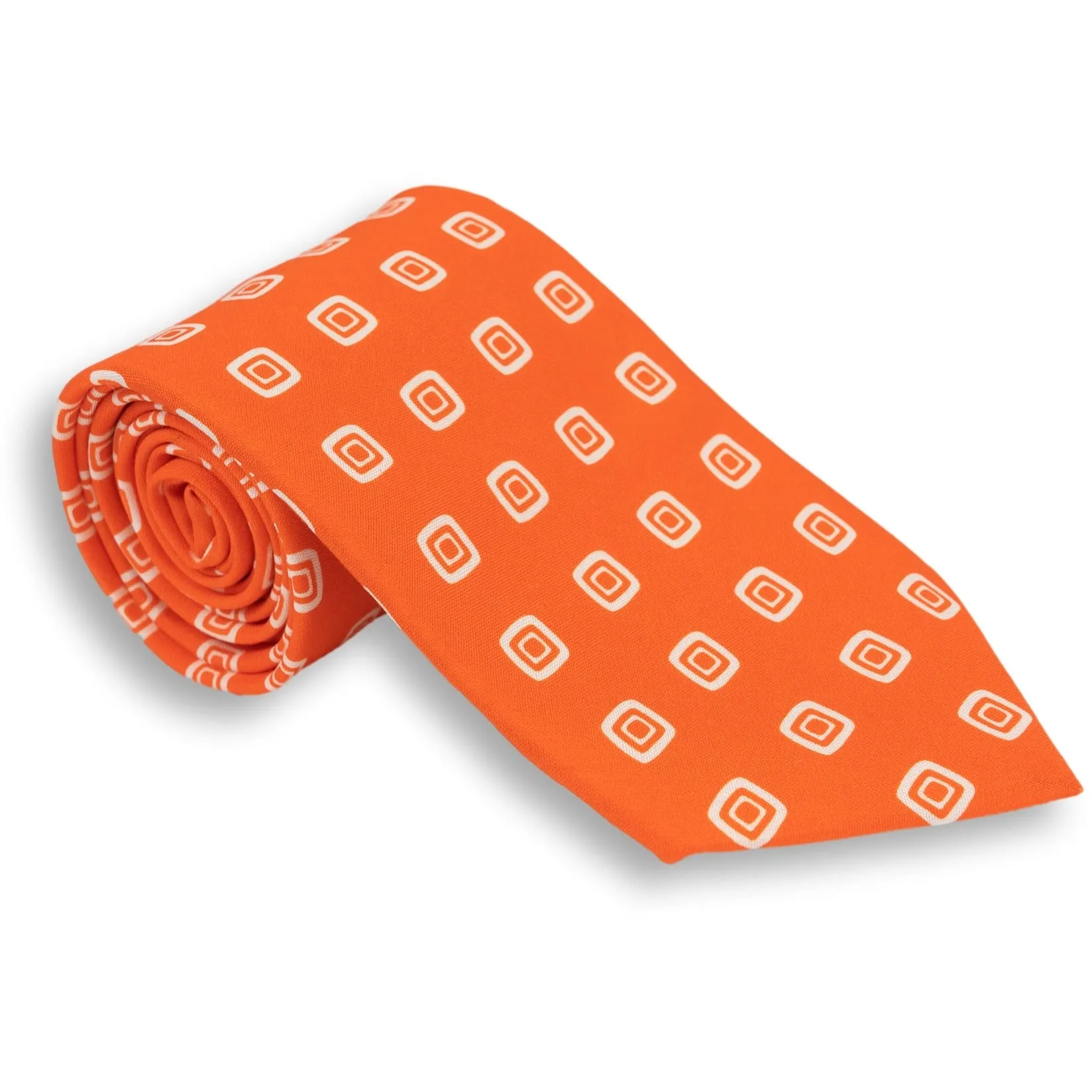 Abstract Multi-Square Silk Print Tie sold by The Andover Shop product image thumbnail 3