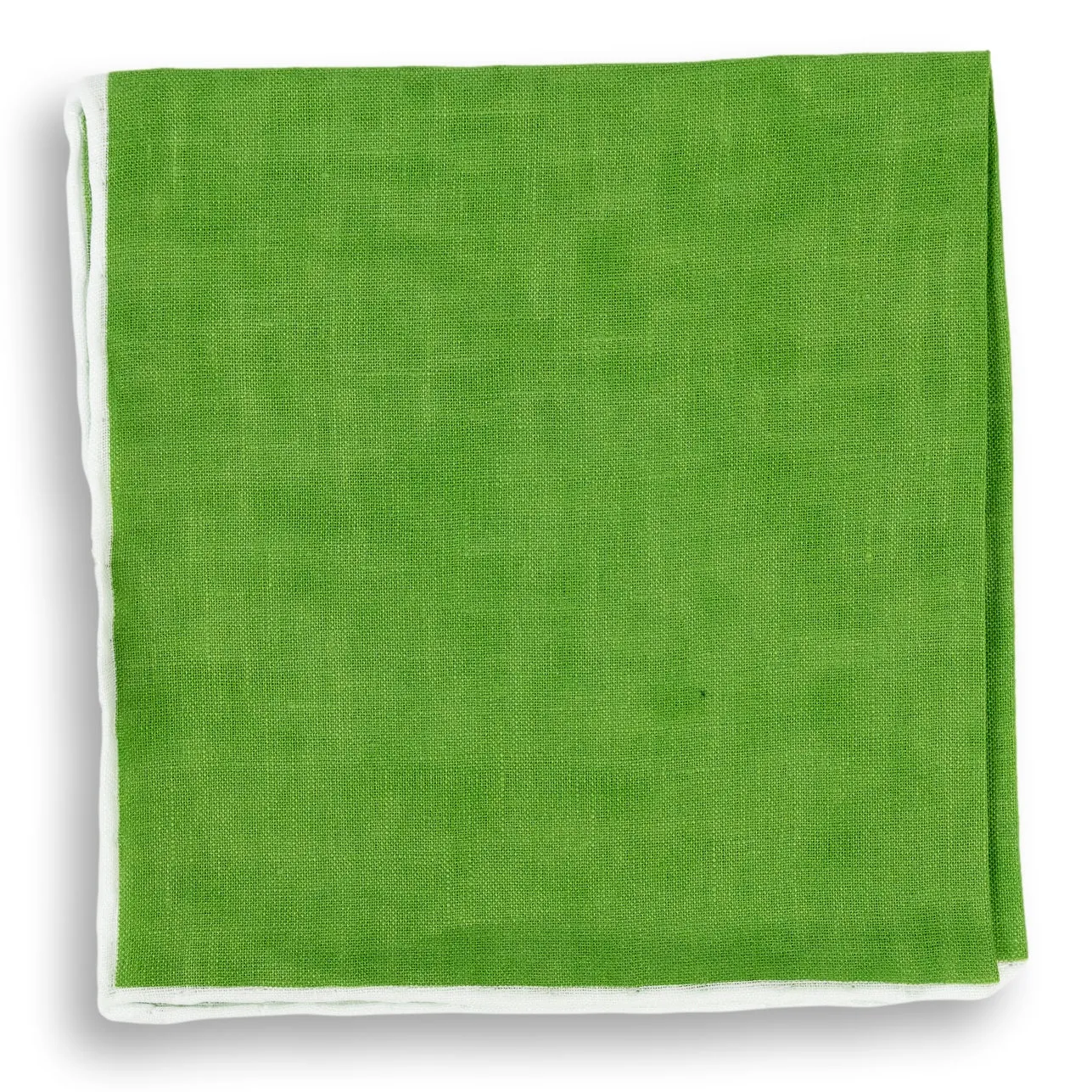 Bordered Solid Linen Pocket Square sold by The Andover Shop product image thumbnail 3