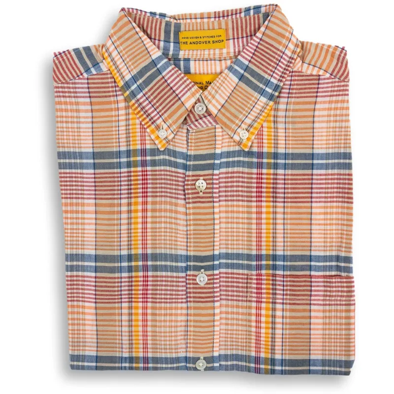 Summer Camp Button Down Madras Short Sleeve Sport Shirt sold by The Andover Shop