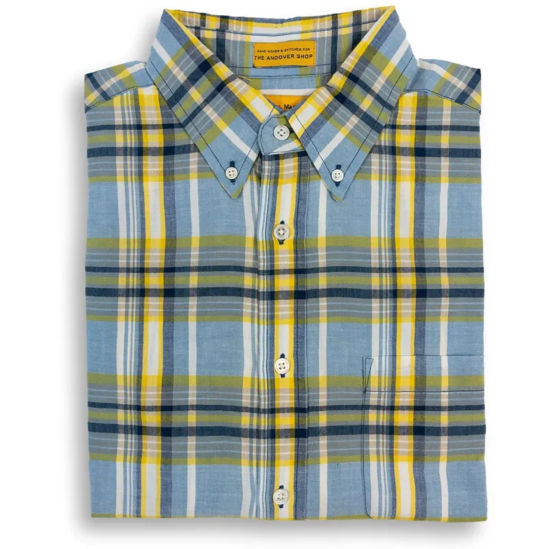 Coastal Button Down Madras Sport Shirt sold by The Andover Shop