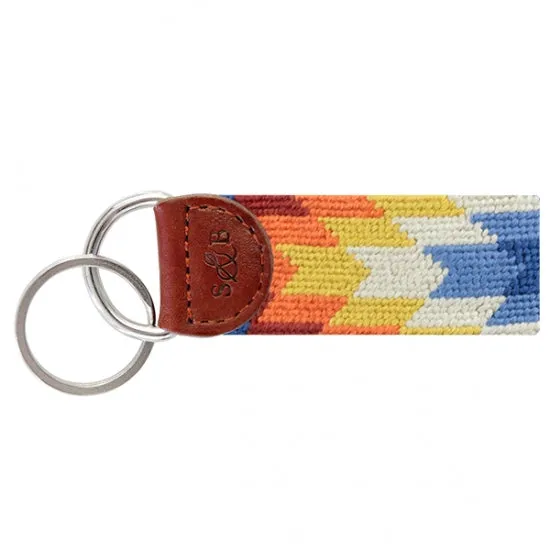 Starburst Needlepoint Key Fob sold by The Andover Shop