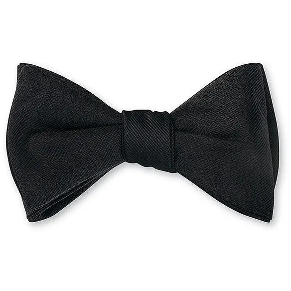 Silk Grosgrain Black Formal Bowtie sold by The Andover Shop