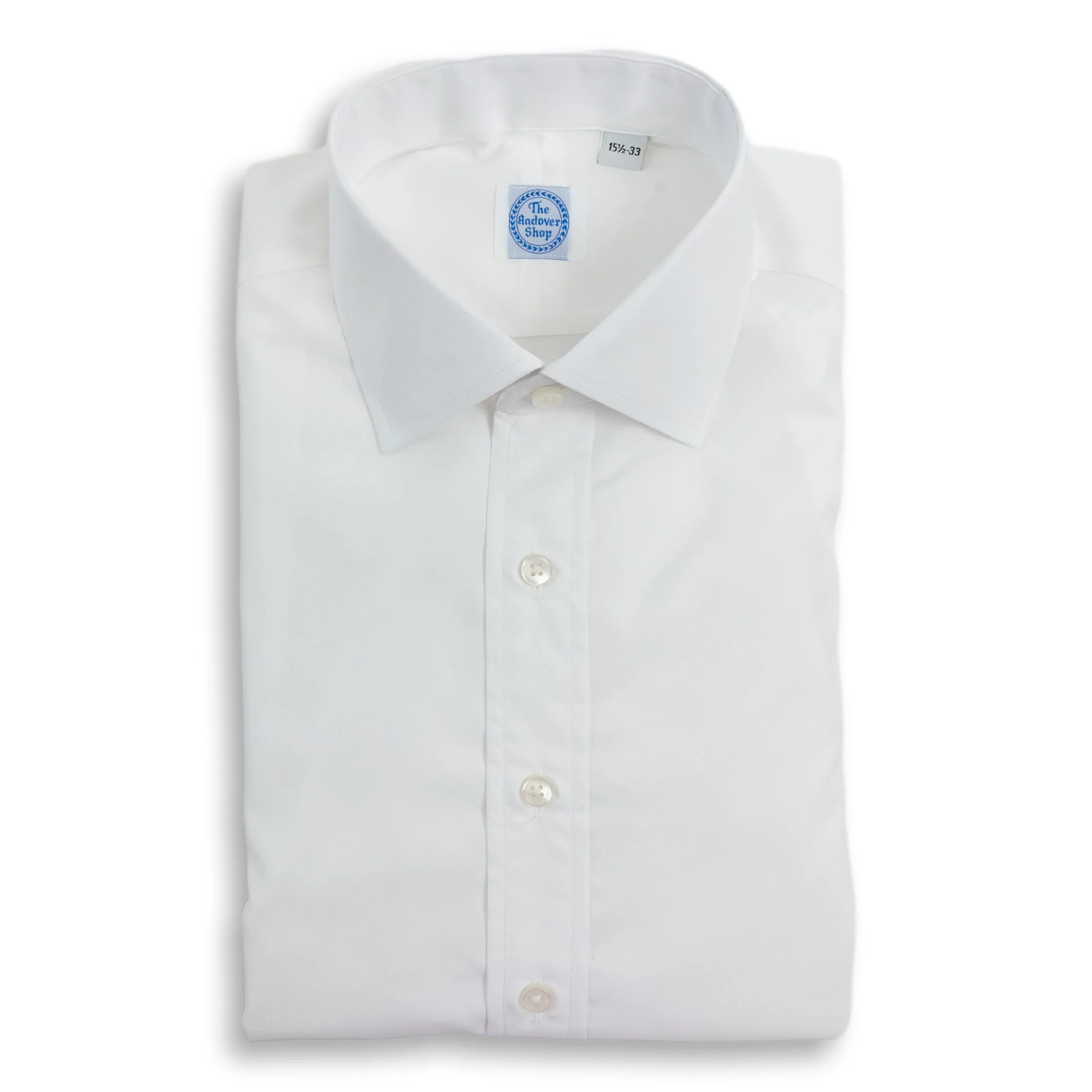 White Spread Collar Dress Shirt sold by The Andover Shop