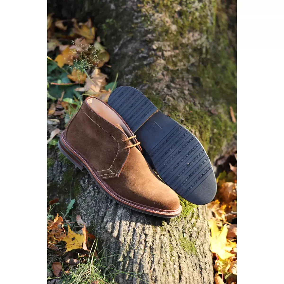 Alden 1593L Lined Snuff Suede Chukka sold by The Andover Shop