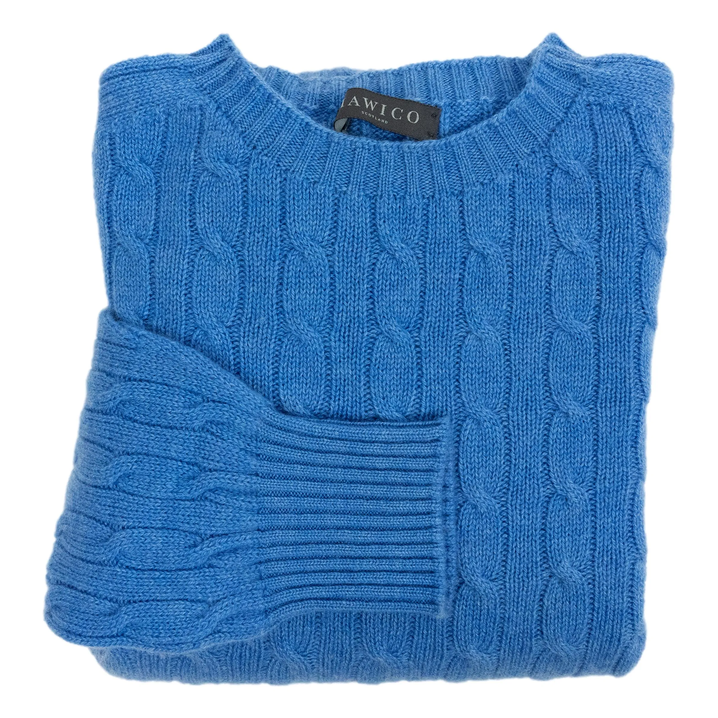 Pure Cashmere Montreux Cable Crew Neck Sweater sold by The Andover Shop product image thumbnail 5