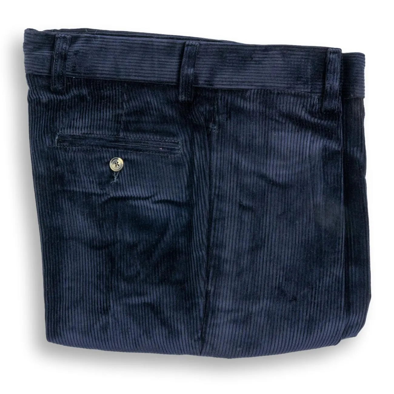 Plain Front Corduroy Trousers sold by The Andover Shop product image thumbnail 4