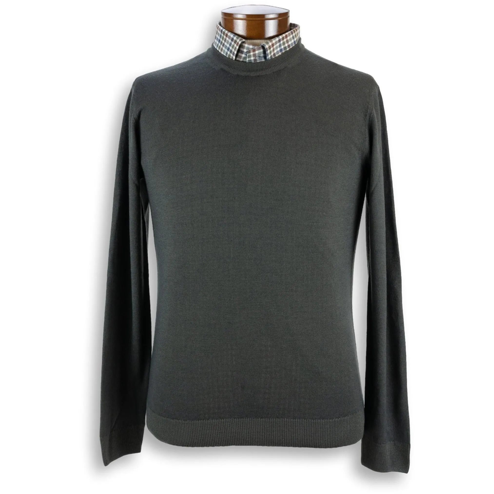Merino Wool Crew Neck Sweater sold by The Andover Shop product image thumbnail 2