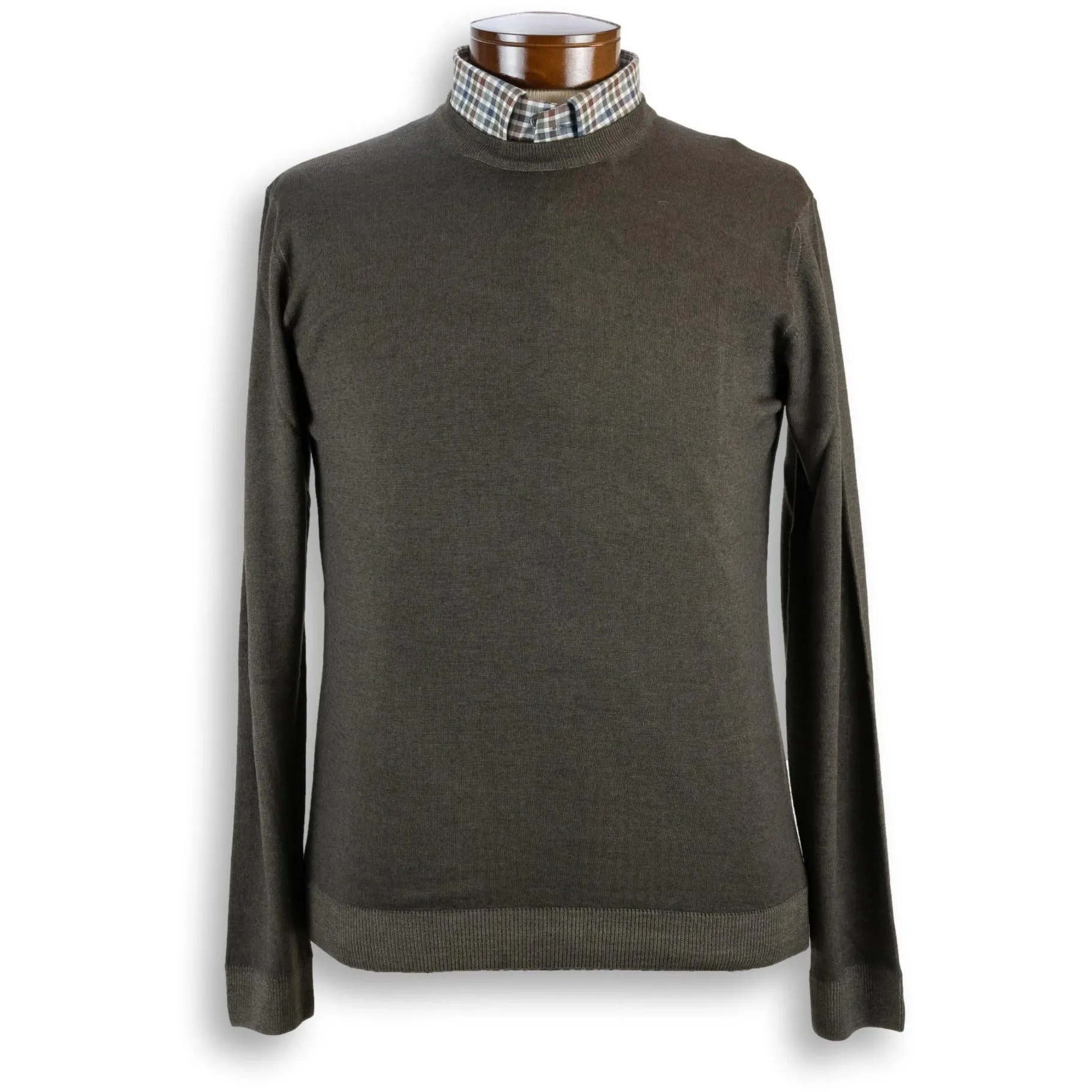 Merino Wool Crew Neck Sweater sold by The Andover Shop product image thumbnail 5