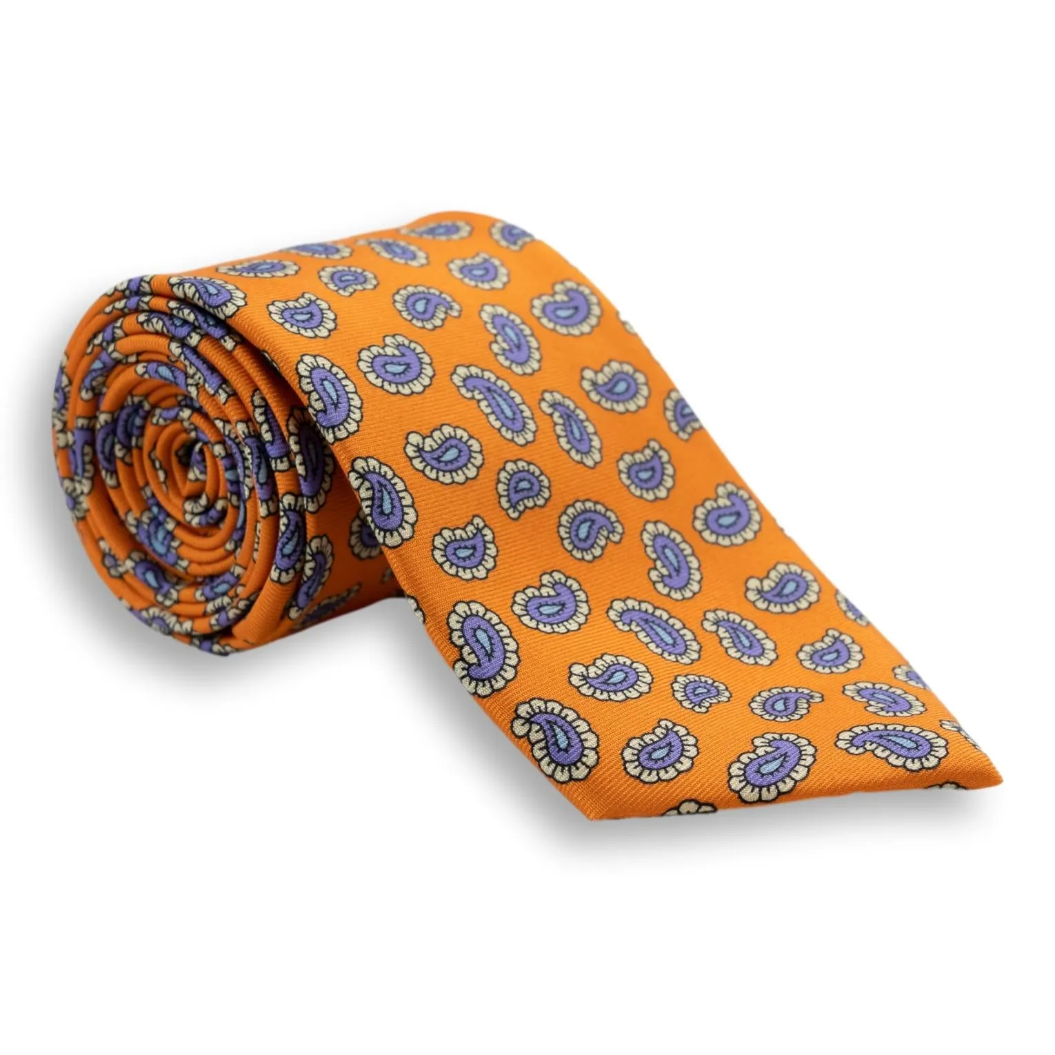 Medium Paisley Motif Silk Tie sold by The Andover Shop product image thumbnail 3