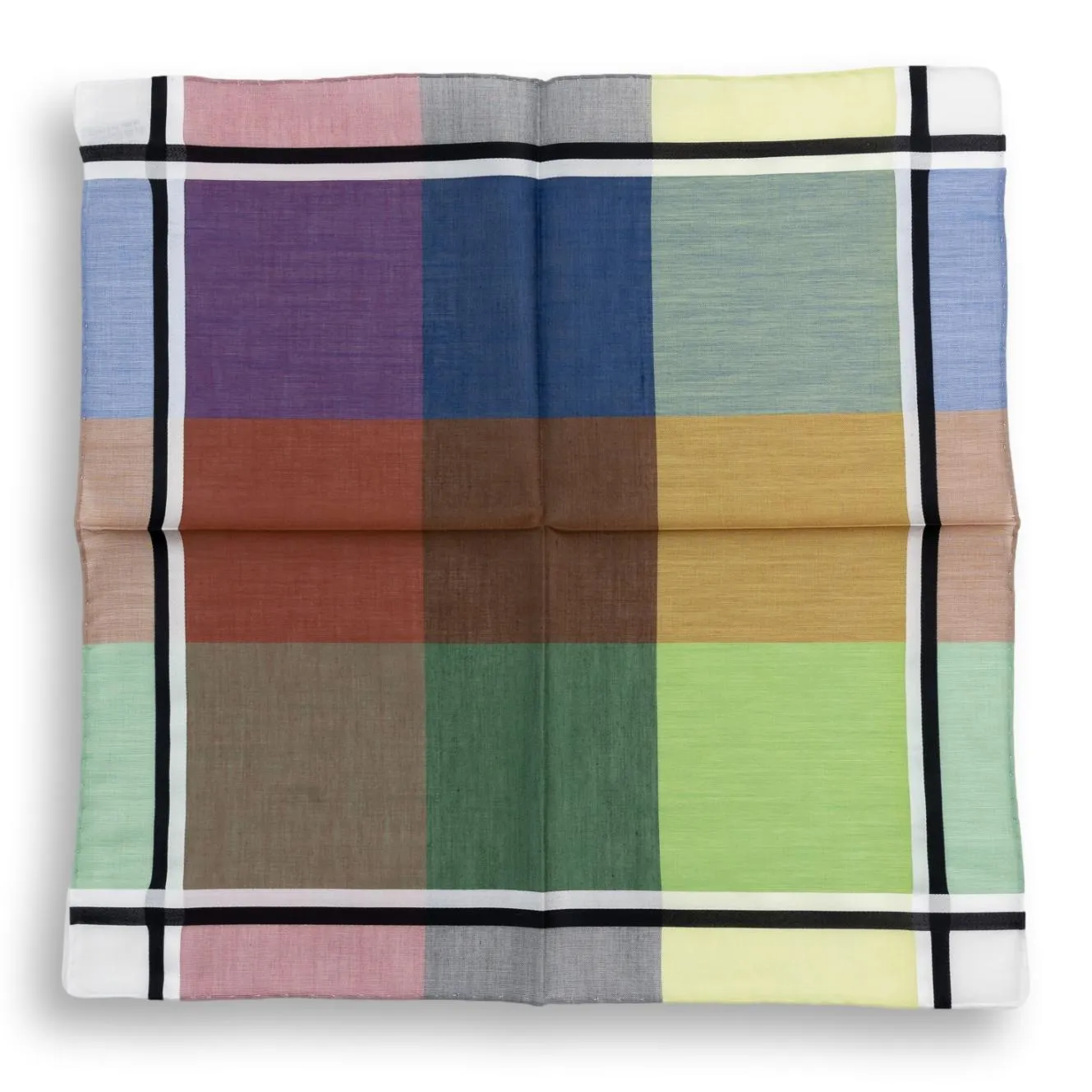 Pondicherry Cotton Pocket Square sold by The Andover Shop