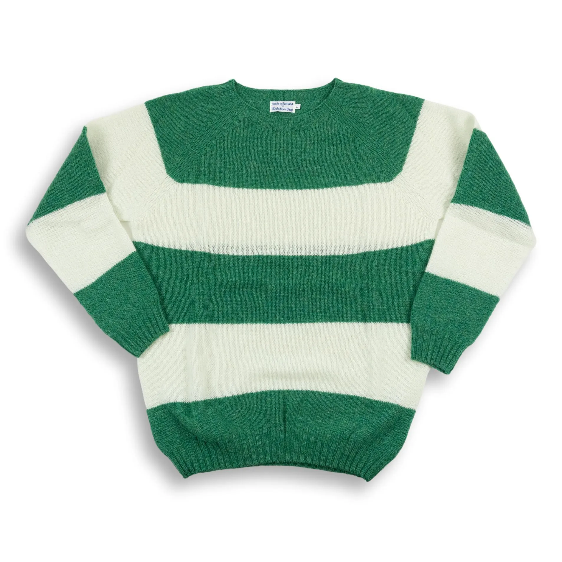 Block Stripe Shetland Wool Sweater sold by The Andover Shop product image thumbnail 2
