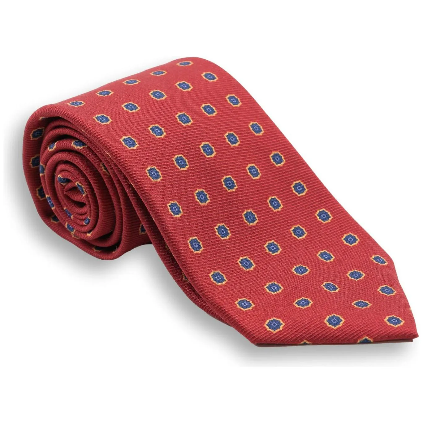 Flower Medallion Silk Tie sold by The Andover Shop