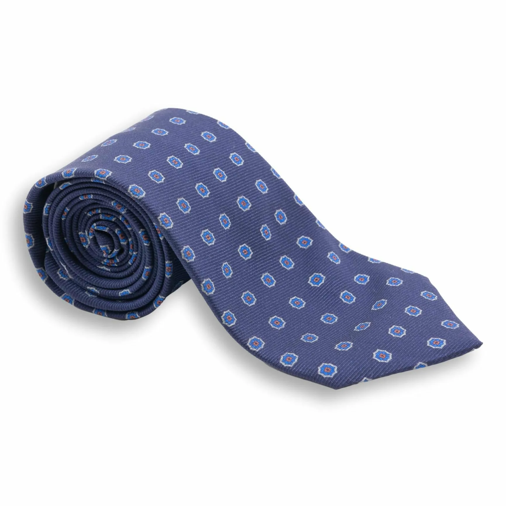 Flower Medallion Silk Tie sold by The Andover Shop product image thumbnail 2