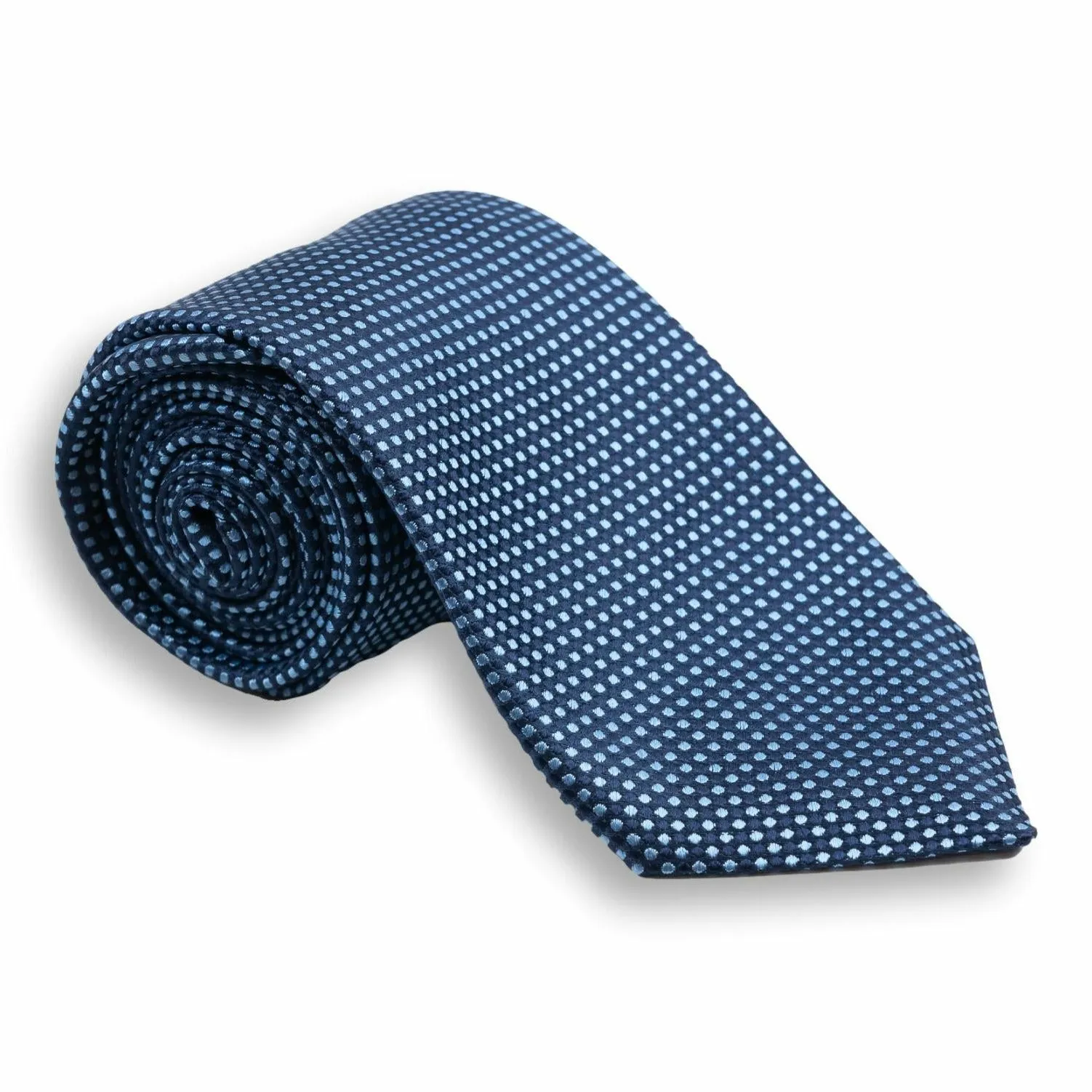 Small Block Woven Silk Tie sold by The Andover Shop