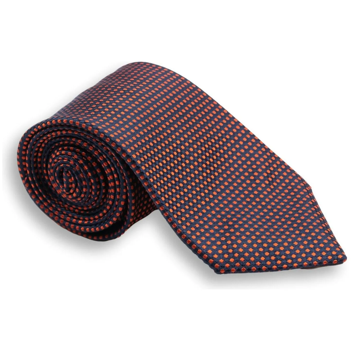 Small Block Woven Silk Tie sold by The Andover Shop product image thumbnail 2