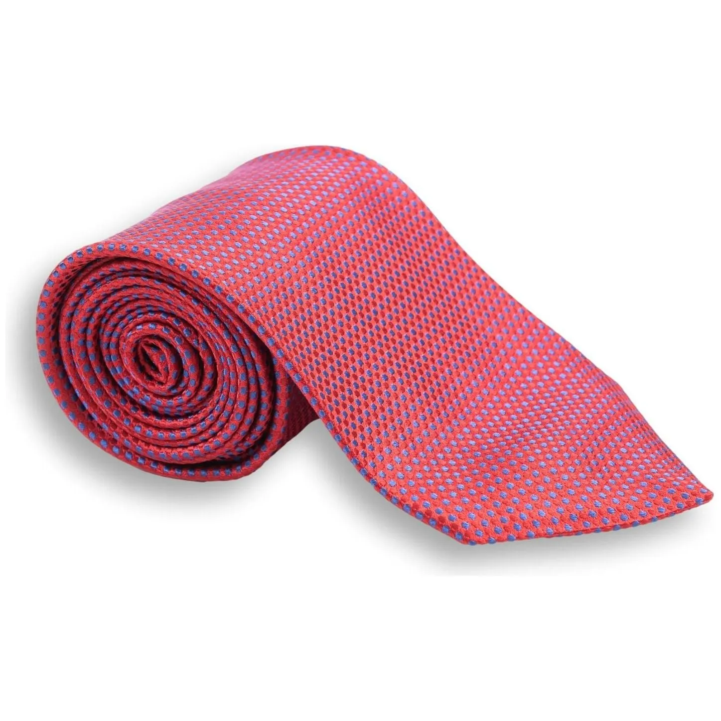 Small Block Woven Silk Tie sold by The Andover Shop product image thumbnail 4
