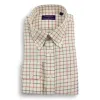 Red and Taupe Tattersall Button Down Sport Shirt sold by The Andover Shop