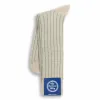 Mid-Calf Ribbed Shadow Stripe Wool Dress Socks sold by The Andover Shop