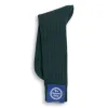 Mid-Calf Ribbed Shadow Stripe Wool Dress Socks sold by The Andover Shop