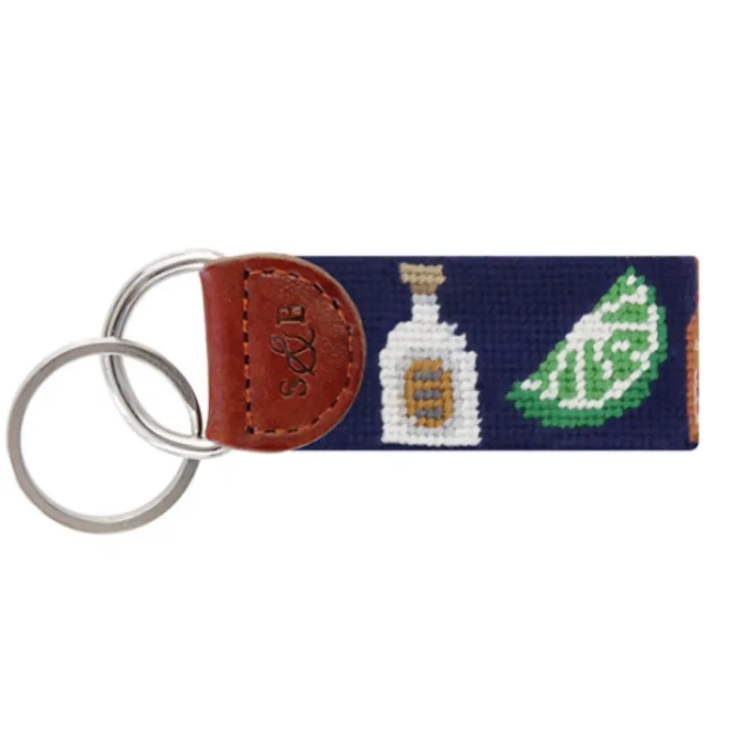 Make a Margarita Needlepoint Key Fob sold by The Andover Shop